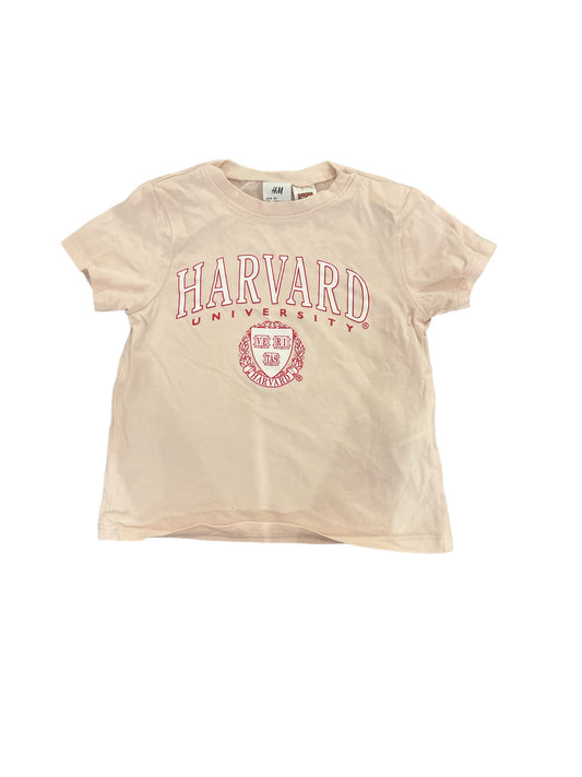 H & M Pink Harvard T Shirt