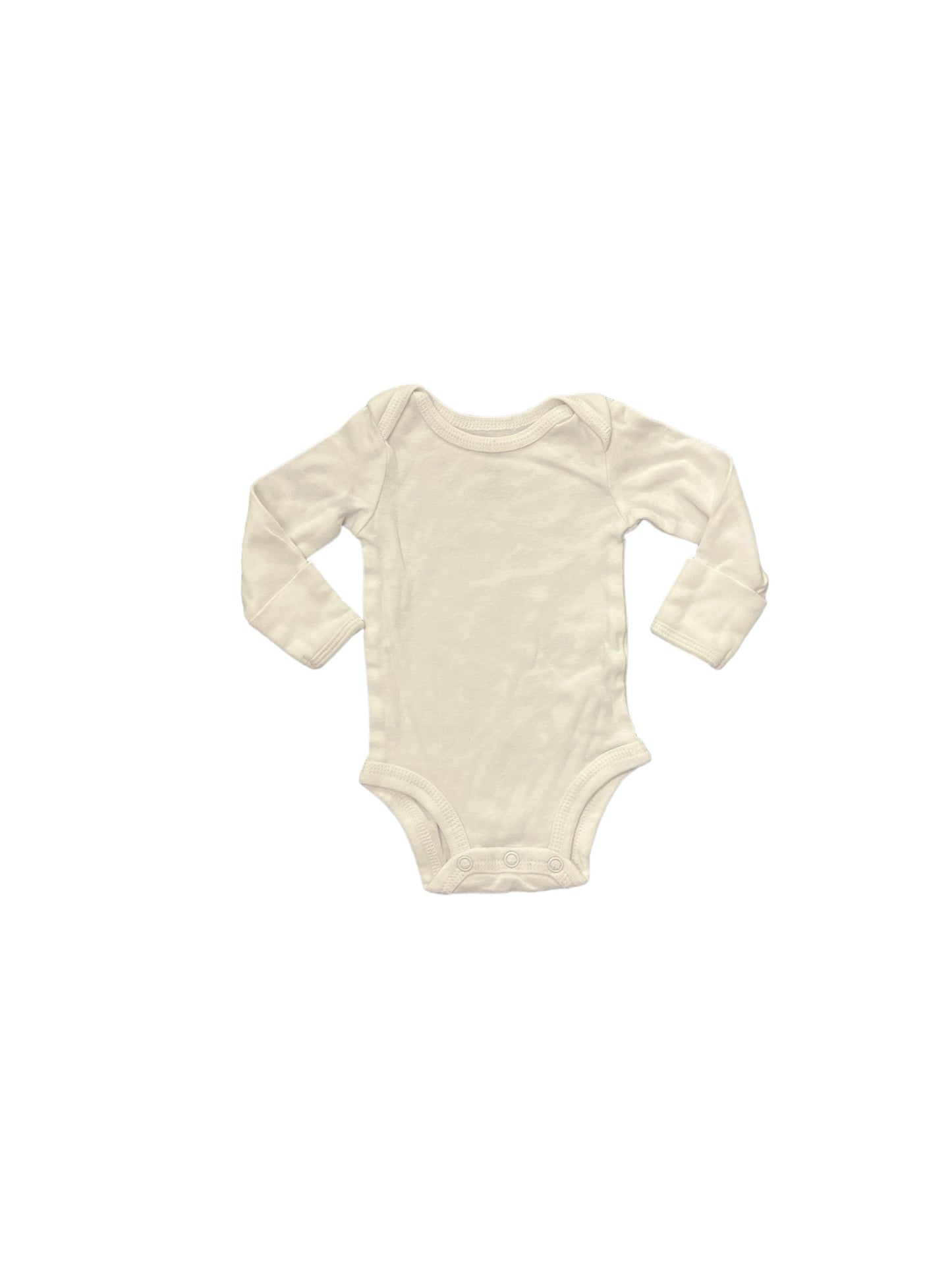 White Long Sleeve Onesie