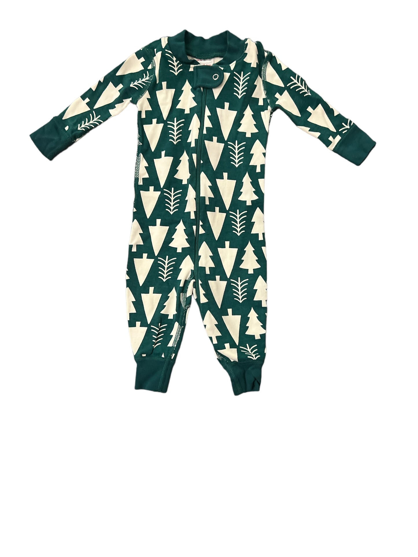 Green Hanna Andersson Holiday Pajamas