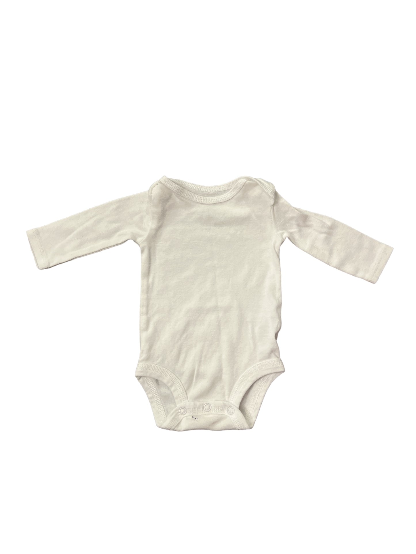 White Long Sleeve Onesie