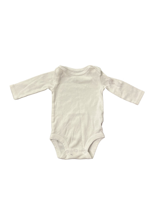 White Long Sleeve Onesie