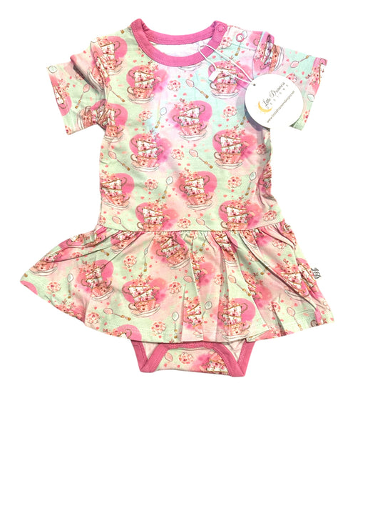 NWT Onesie Tea and Cookies Dress