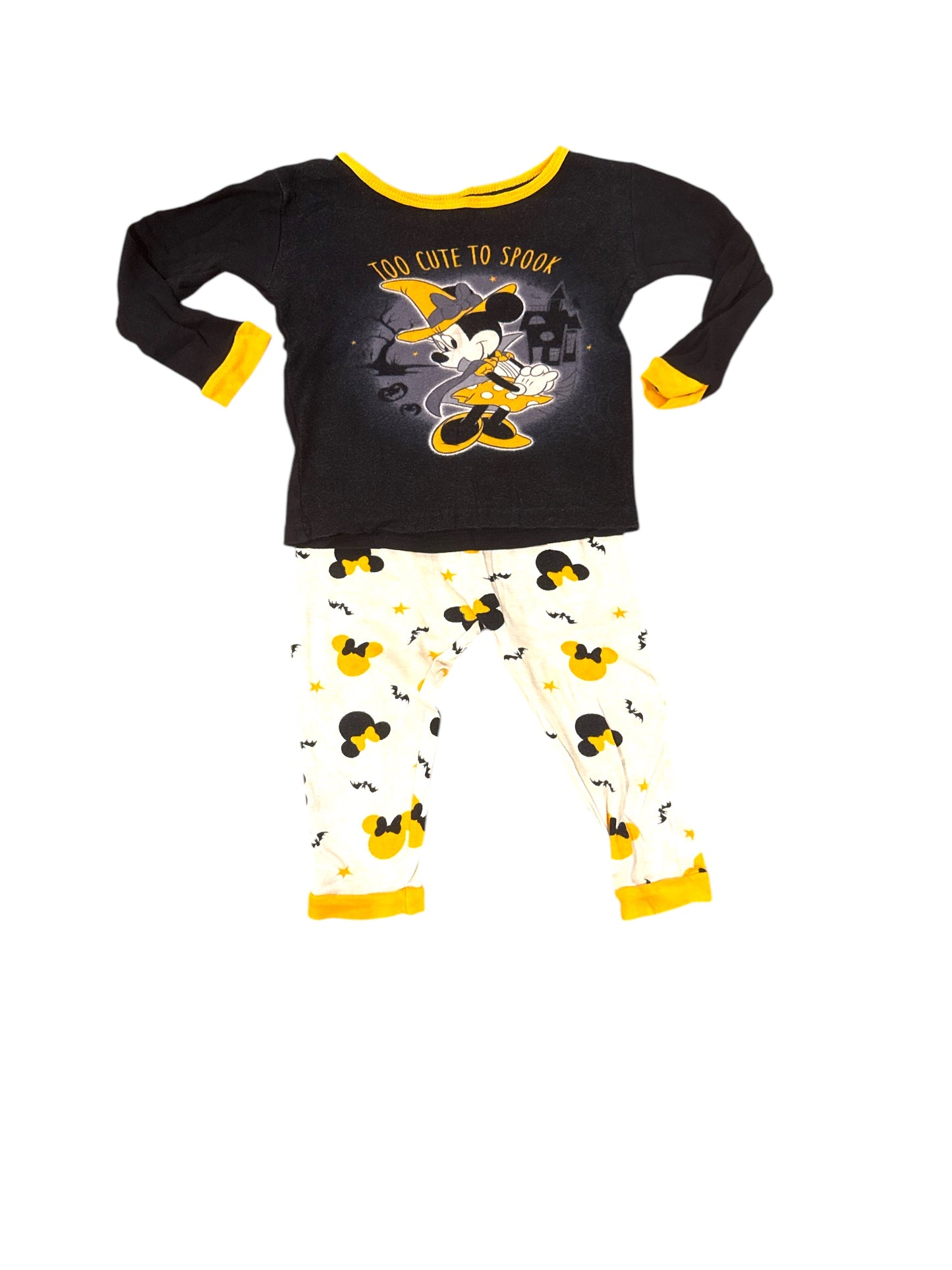 Girls Halloween Minnie Mouse Pajamas