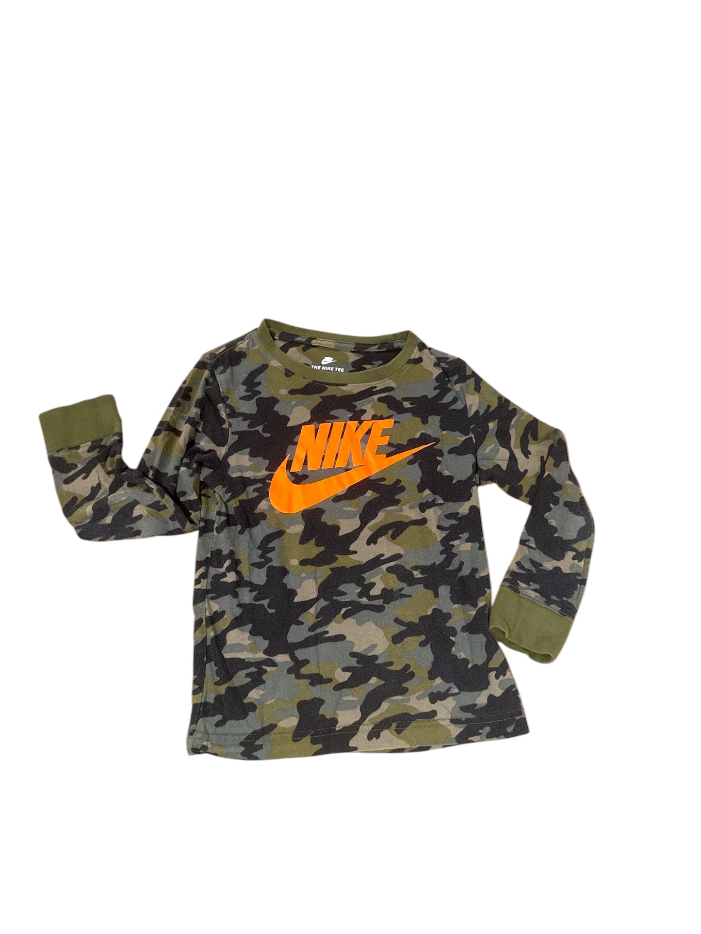 Boys Nike Camo Long Sleeve Shirt