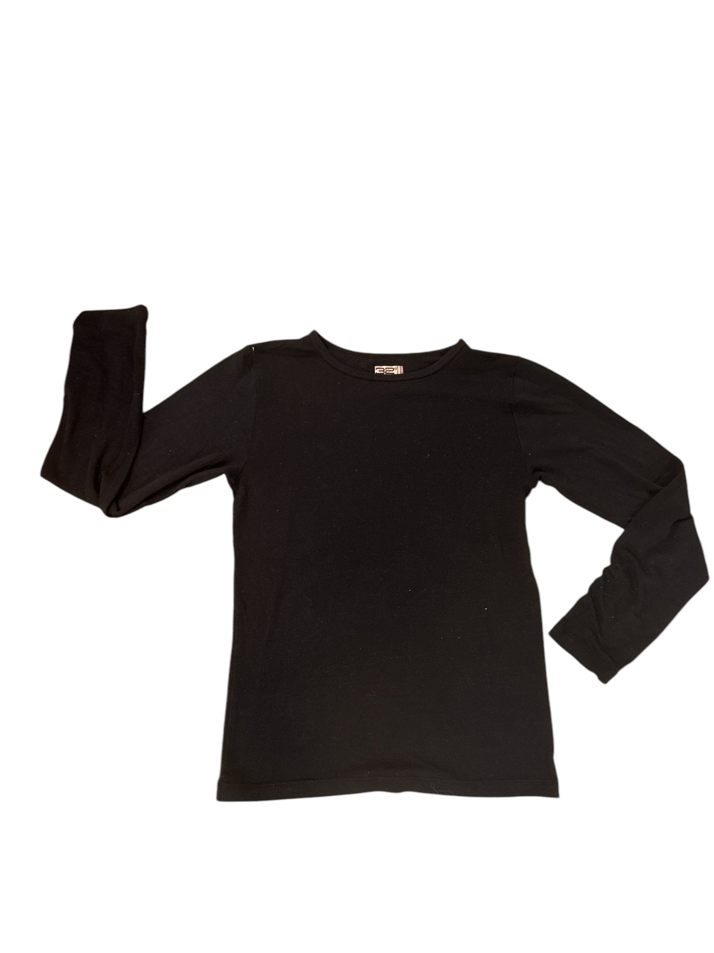 Girls Black Long Sleeve Shirt