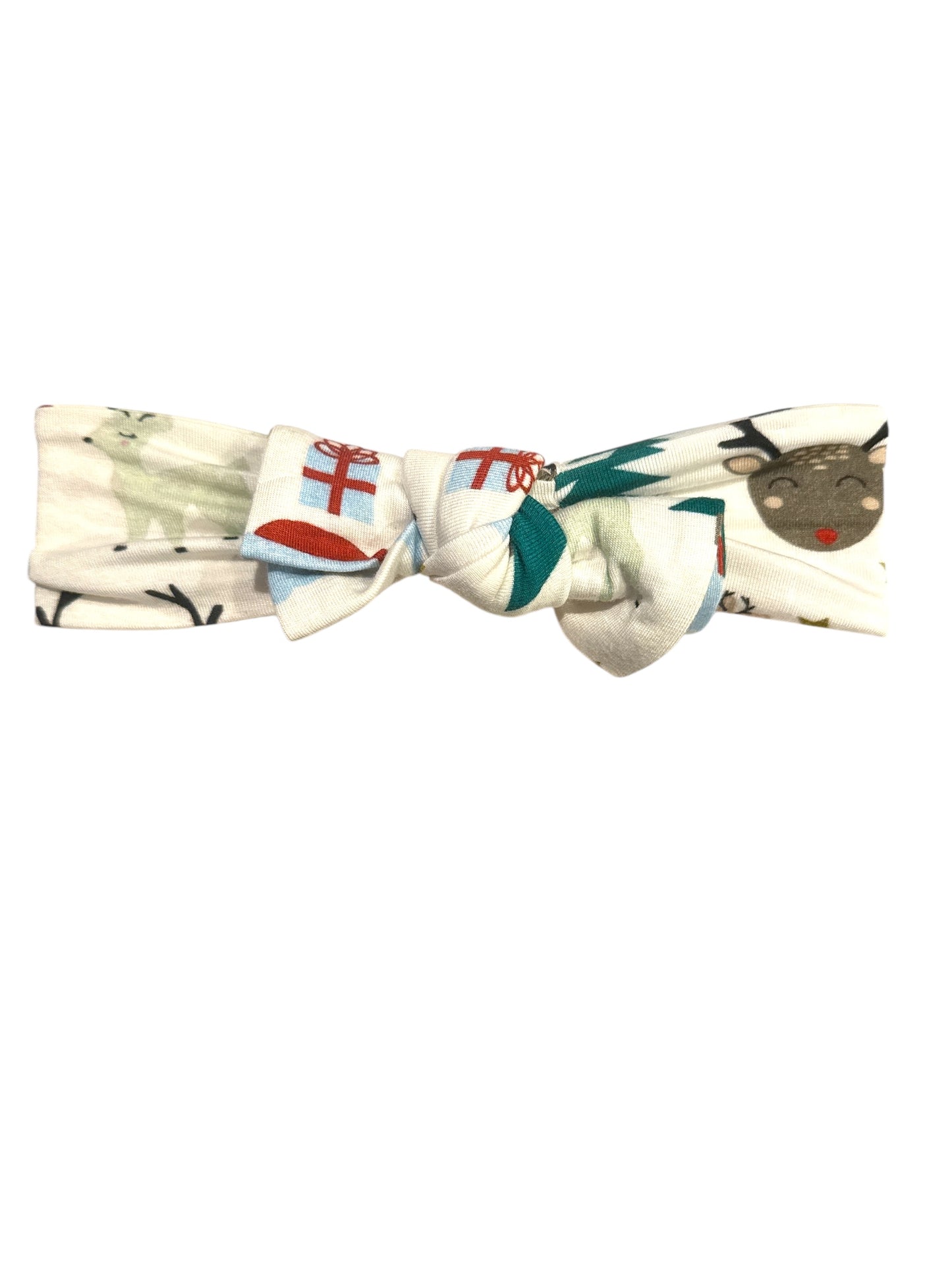 Reindeer Christmas Bamboo Stretchy Headband