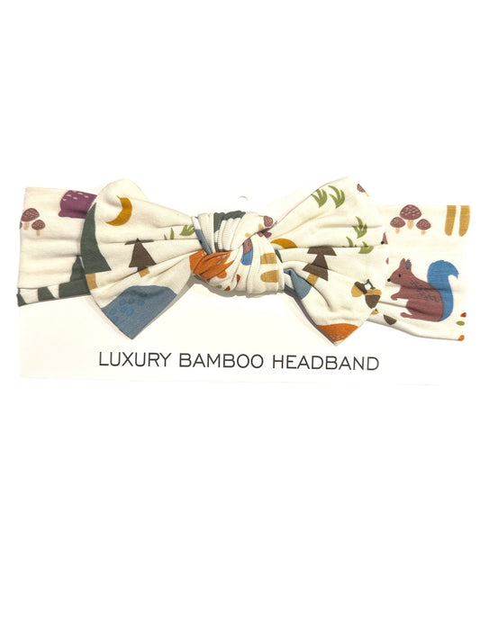 Forest Friends Bamboo Stretchy Headband