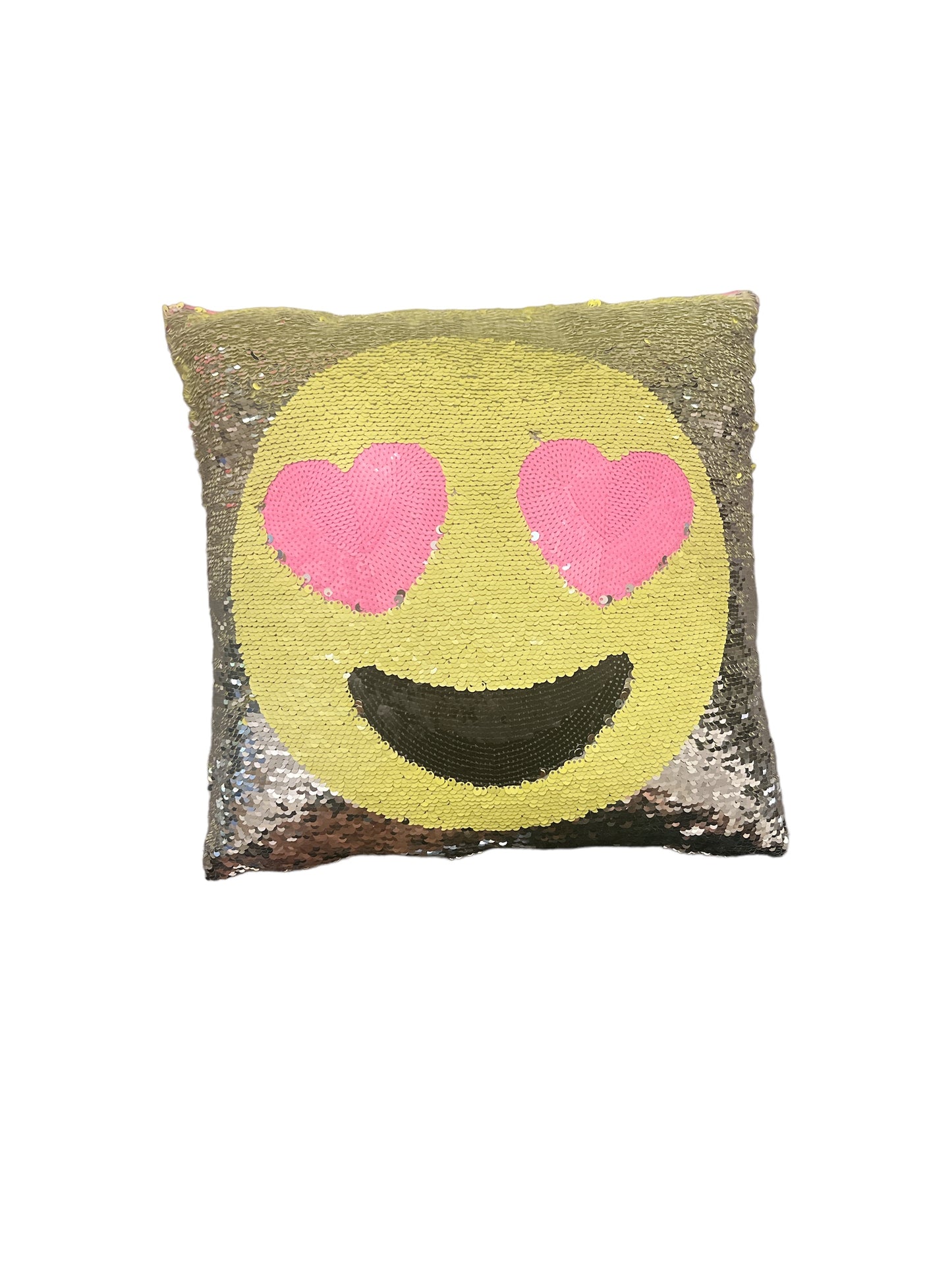 Switch Sequin Emoji Pillow