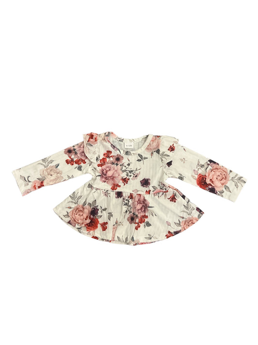 Flowered Long Sleeve Shirt