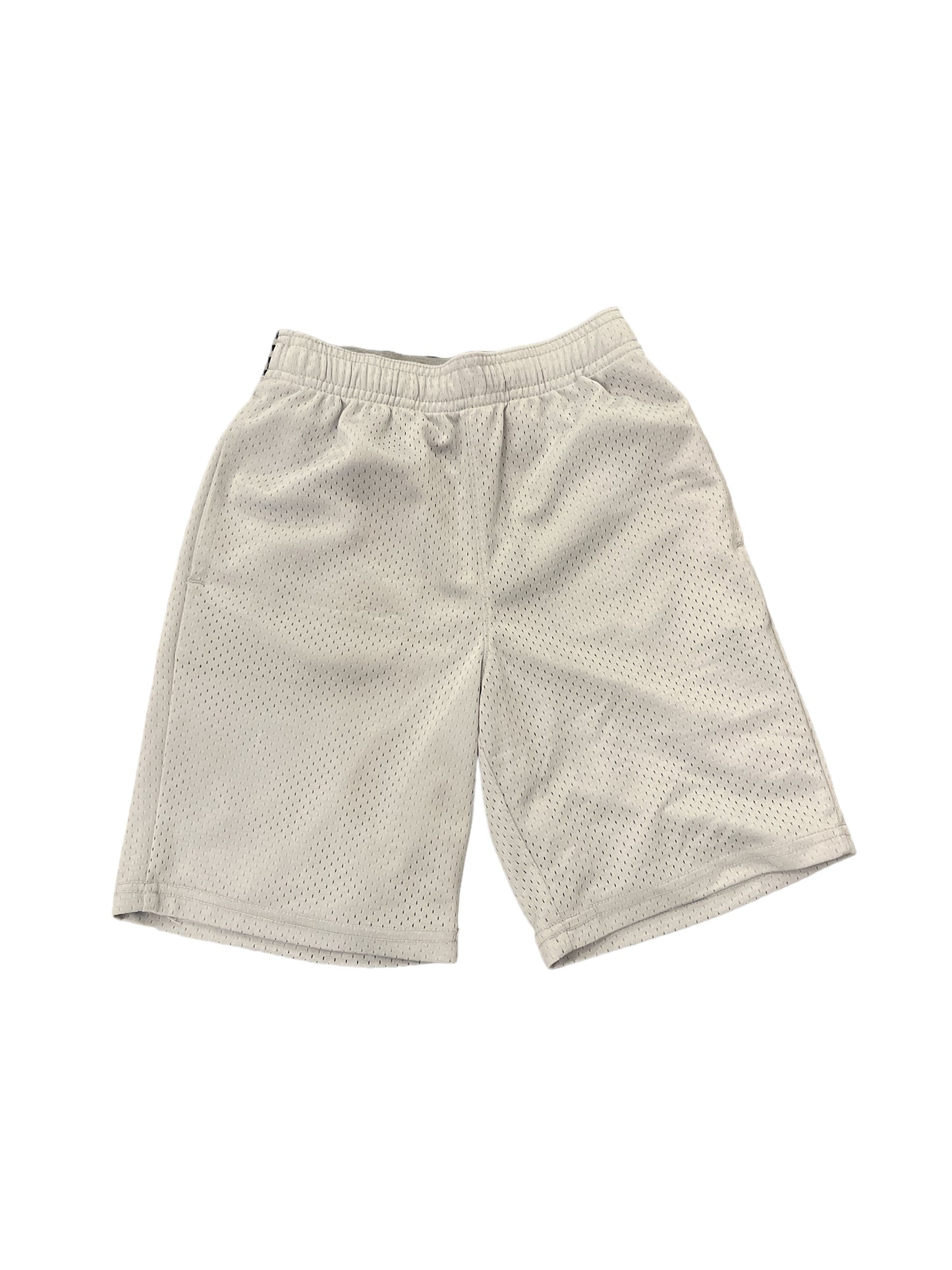 Boys Light Gray Mesh Shorts