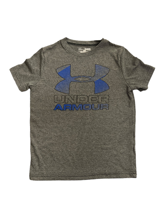 Boys Gray/Blue Under Armour Shirt