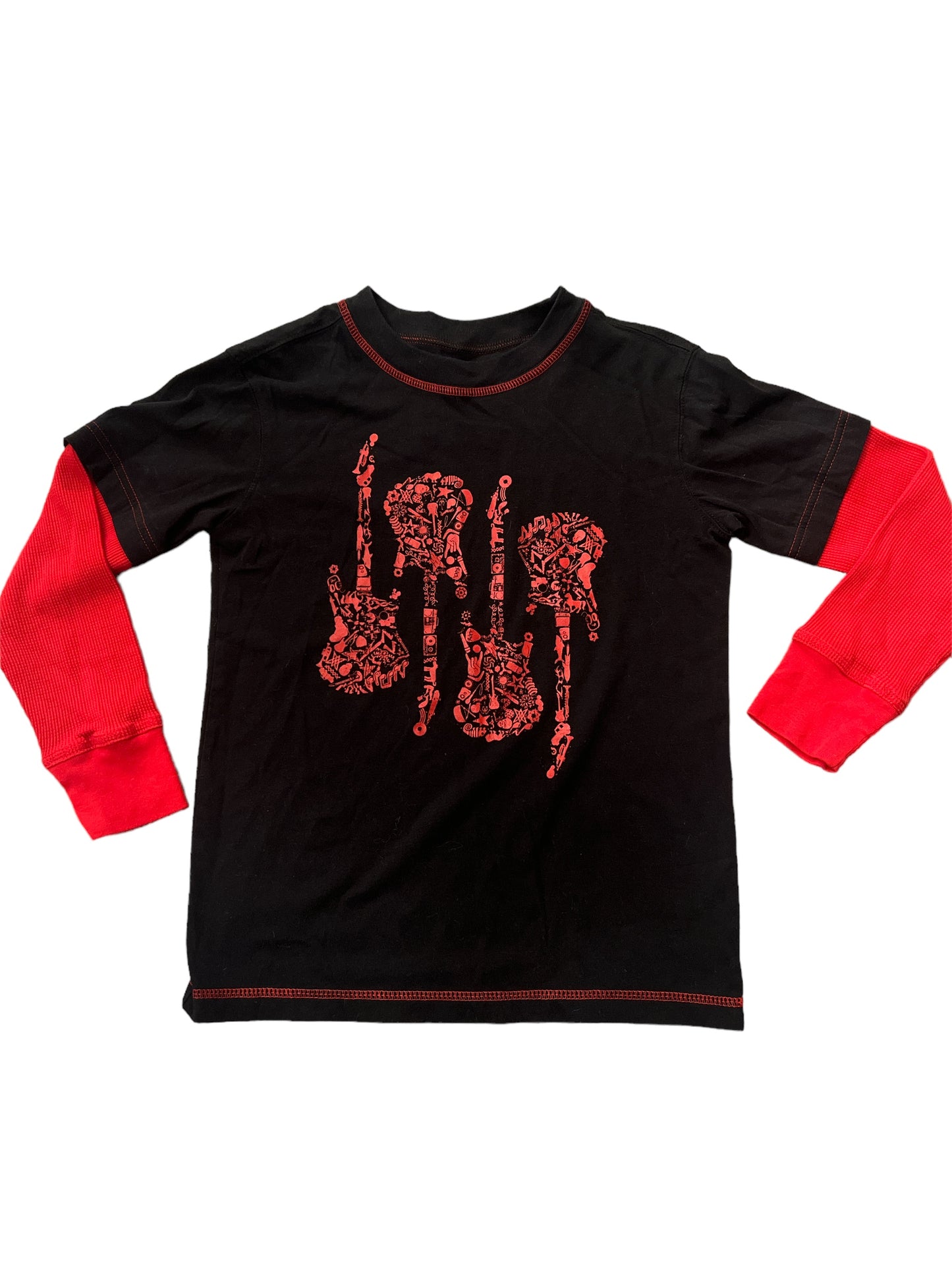 Boys Long Sleeve Guitar Shirt