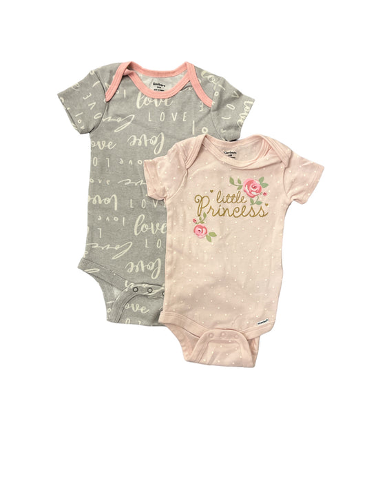 Set of 2 Short Sleeve Onesies