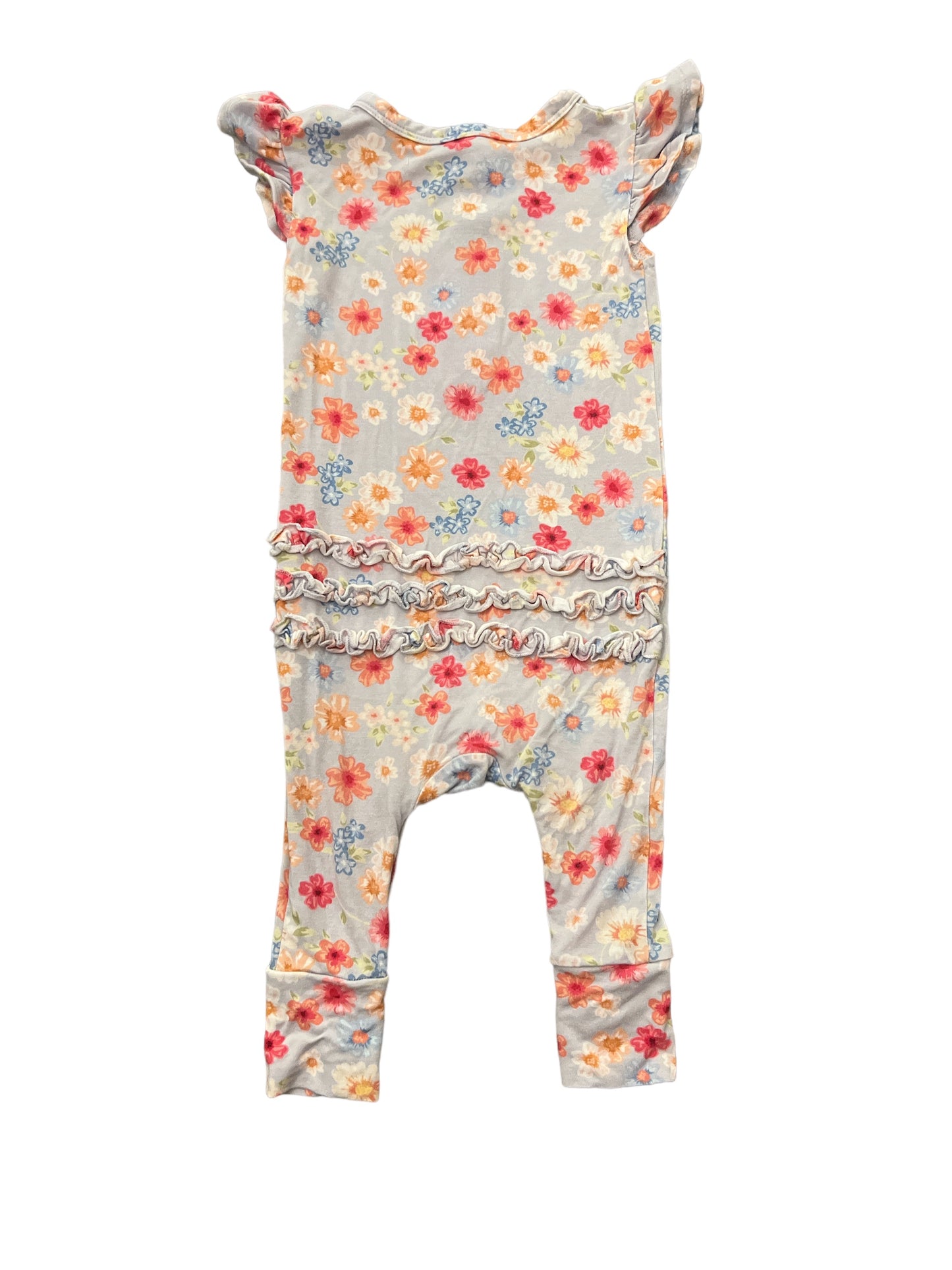 Posh Peanut Flowered Romper/Pajama