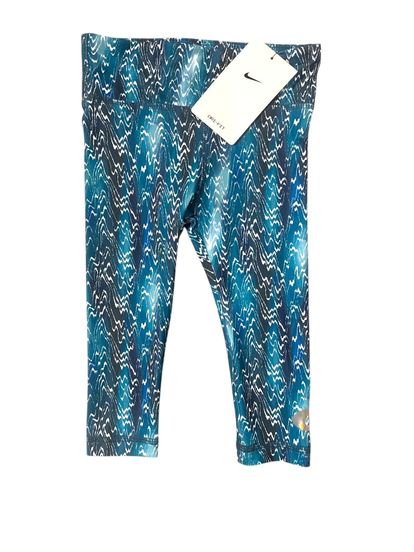 Girls New With Tags 3/4 length Nike Leggings