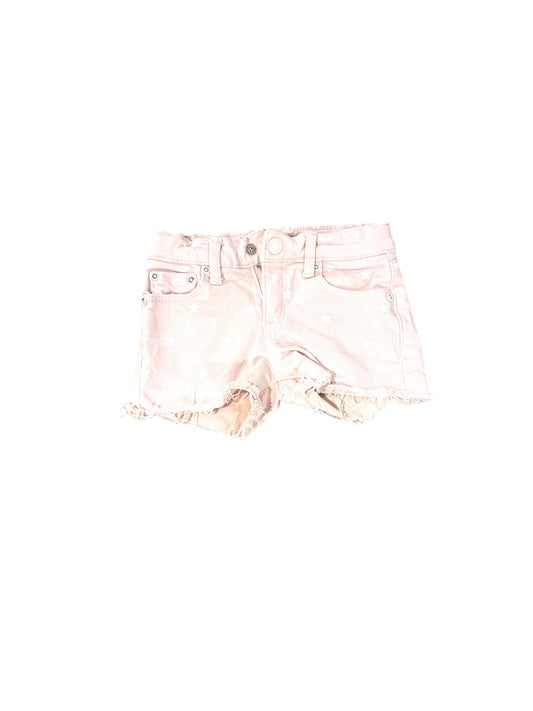 Girls Pink Jean Shorts with Stars