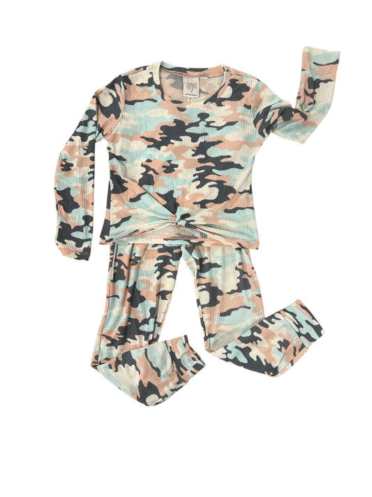 Girls Camo Pajama